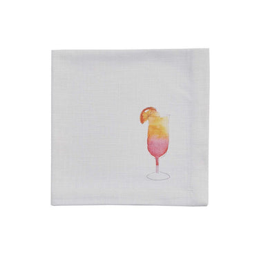 Tropical Drink Napkin Sunrise set of 4 Park Designs - The Fox Decor